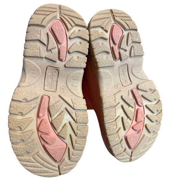 OshKosh B’gosh Pink Winter Snow Boots Girls Size 10 - Picture 5 of 6